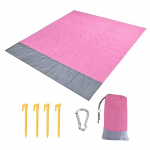 Rannar&auml;tikud Matid Liivavaba Rannavastane Liiva Rannakekk Liiga suur tasku Piknik 4 Ankruga Tuule Ennetamine Veekindel 200cm x 210cm