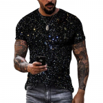 Suvised t&auml;histaeva graafilised t-s&auml;rgid unisex-moe 3D isiksusega tr&uuml;kitud l&uuml;hikeste varrukatega topid Hip Hop harajuku t&auml;navar&otilde;ivad meestele M