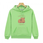 Kapybara kapuutsid Chilin Like A Pusad Lapsed Pikad varrukad Topid Laste Pullover T&uuml;drukute R&otilde;ivad Y2k Riided Beebipoiste Riided 130 heleroheline v&auml;rv