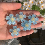 5 TK armsad armsad lillelised juukseklambrid, akr&uuml;&uuml;l, naised, t&uuml;drukud, lapsed, juuksen&otilde;elad, kirsi&otilde;iepuuder, juukseaksessuaarid 3CM