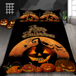 Halloweeni teema voodipesukomplekt Magamistoa padjakate Tekikate voodipesukomplekt Tekkkott t&auml;issuuruses &uuml;he-/kaheinimesevoodi kodukaunistus Baby 100x135cm