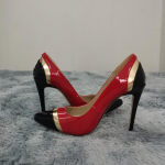 Uued naiste pumbad, moes, terava varbaga tikk-kontsad Daami lahedad punased peokleit pulmakingad 35 punane