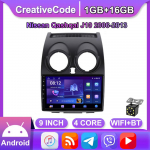 9-tolline Android Carplay Nissan Qashqai J10 2006-2013 autoraadio Multimeedia videopleier GPS-navigatsioon WIFI 2+32GB 1+16GB