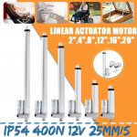 DC 12V elektrimootor lineaarne t&auml;iturmehhanism IP54 400N 12V 25mm/s &uuml;herattaliste t&otilde;ukerataste jaoks 50mm 2inch