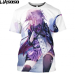 Anime Girl Frontline HK416 Cosplay Kost&uuml;&uuml;mprint Graafilised T-s&auml;rgid Homme L&uuml;hikeste Varrukatega Meeste Riided M&auml;ng M4A1 G36 AK47 Tee S