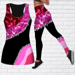 Crystal Smoke Print joogariietus naistele Mood Treening Retuusid Fitness Sport Vabaaja joogap&uuml;ksid XS