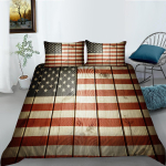 3D digitaaltr&uuml;kiga voodipesu, riigilipu muster, magamistoa tekikott, padjap&uuml;&uuml;r, &uuml;he-/kaheinimesevoodi, t&auml;issuuruses kodukaunistus Baby 100x135cm