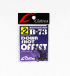 Omanik B-73 Worm Hook Down Shot Offset, suurus 2 (1133)