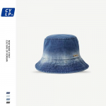 2023. aasta gradientv&auml;rviga &auml;mbrik&uuml;bar Meeste Denim Chapeau Unisex Bob Caps Hip Hop Gorros Meeste Sun Panama Kalurim&uuml;ts M56-58cm helesinine v&auml;rv