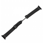 Milanese aas Apple Watch Ultra Band 49mm 44mm 45mm 40mm 41mm 42mm 38mm magnetiga volditud k&auml;ev&otilde;rud IWatch 7 Se 3 5 6 8 rihm 38mm 40mm 41mm must