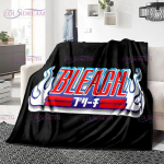 Anime BLEACH Thousand-Year Blood War tekk Pehme flanellist viskamise tekk kodu magamistoa diivanile reisikontori puhkekate 75cmx90cm