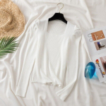 Moodne ruudukujuline kraega Pullover Kampsun, kootud kampsunid, naiste vabaaja pikkade varrukatega kampsun, s&uuml;gistalvised topid, naine 28906 One Size aprikoosi