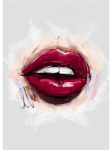 Mood Seksikad huuled Sket&scaron; Plakati L&otilde;uend Maali P&otilde;hjamaade Suu seina Kunst Pilt Kaasaegsetele Naistele Elutoa Kodukaunistus 21x30cm No Frame