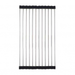 Kokkupandav roostevaba n&otilde;ude &auml;ravool terasest koduk&ouml;&ouml;gi resti valamu kuivatamise sorteerimisalus S must