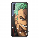 Jaapani &ndash; Anime &ndash; &Uuml;heosaline &ndash; Luffy &ndash; Zoro &uuml;mbris Samsung Galaxy A12 A51 A52 A50 A71 A21s A32 must silikoonist telefoni kaas Samsung A71 4G