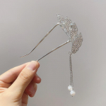 Faux Pearl tsirkoon nisu tutt U-kujuline metallist juuksepulgad Mood naiste lihtsad peakatted v&otilde;lu t&uuml;drukud Hiina stiilis ehted aksessuaarid