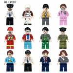 Lw007 Urban Professionaalne tegevusfiguur V&auml;ikeste osakeste multifilmiplokid M&auml;ngu&otilde;de Tulet&otilde;rjuja Politsei v&otilde;idus&otilde;itja plokid