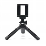 Eemaldatav mini-selfie statiiviga kaasaskantav lauakaamera telefoni statiivi kuulpea DSLR-peeglita kaameratele DV LED-video nutitelefon must