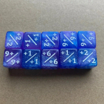 10 tk komplekt 16 mm 6 k&uuml;lge V&otilde;ime boonus eluiga 1/1 pluss miinus loendur D6 v&auml;rviline t&auml;ring DND TRPG RPG lauam&auml;ngu jaoks lapse t&auml;ringukomplekt