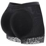 Naiste polsterdatud l&uuml;hikesed p&uuml;ksid Push Up p&uuml;ksid Body Shaper Booty Lifter Hip Enhancer Aluspesu Turvap&uuml;ksid XXXL must