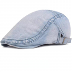 Lihtne pestud teksabaretid, m&uuml;tsid, mehed, naised, kevadsuvi, k&otilde;rgetasemelised lamedad m&uuml;tsid Artist Duckbill m&uuml;ts vabaaja kalasaba-ajalehem&uuml;ts 56-59cm