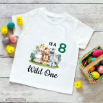 Isikup&auml;rastatud s&uuml;nnip&auml;evas&auml;rk 1&ndash;9-aastane T-s&auml;rk Wild Tee Boysi s&uuml;nnip&auml;evapeo T-s&auml;rk Metsloomade riided Lastele Kingitused Topid 140cm