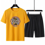 Suvise sipelga kortsude l&uuml;hikeste varrukatega komplekt noorte moesuundade printimiseks &uuml;li&otilde;pilastele avaralt liibuv meeste sportlik kaheosaline komplekt 4XL