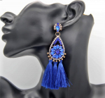 LUXY MOON Exaggerated Super Flash Diamond Flower Crystal Drop K&otilde;rvar&otilde;ngas Pikad narmastega k&otilde;rvar&otilde;ngad Vesitilga k&otilde;rvar&otilde;ngad oranž