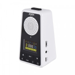 AROMA 2-in-1 metronoom BT k&otilde;lar kitarrile klaveritrummile viiulile laetav digitaalne metronoom koos 11.9x6.6x5.9cm valge