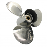 Paadi propeller 11 3/8x12 sobib Yamaha p&auml;ramootorile 40HP-55HP 3 labaga roostevabast terasest 13 hambaga OEM NO: 663-45952-02-EL 11.375x12 YSS3131138x12RH