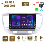 Icreative jaoks KIA RIO 2 2005-2010 koos nupunupuga autoraadio multimeedia videopleier GPS 2 din Android WIFI Carplay 2+32G 2+32GB