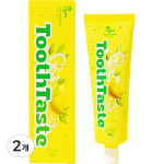 Two Taste Vegan Basil Lemonade Whitening Toothpaste, 90g, 2 units