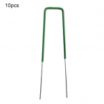 U-kujuline aed, muru muru, tsingitud pulgad Klambrid kinnitusnaelad 10pcs