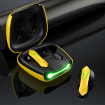 Uus juhtmevaba kahe k&otilde;rvaga TWS madala latentsusega m&auml;ng E-sports 5.2 Bluetooth-peakomplekt kollane