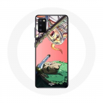 &Uuml;mbris Samsung Galaxy A41 Yamato ja Zoro One Piece Anime plakati jaoks