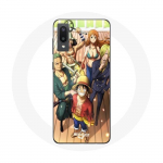 &Uuml;mbris Samsung Galaxy A02 One Piece Luffy Poster Crews Manga Anime jaoks