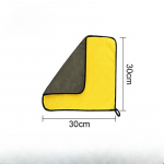 Ultra Fine Fiber auto puhastusr&auml;tik 600GSM pesur&auml;tik auto kahepoolne pehme lapiga hoolduspesu- ja kuivatuslapp 3pcs