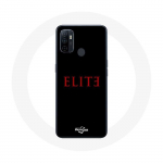 Oppo A53 Elite 5. hooaja &uuml;mbris punase logoga must taust