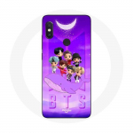 &Uuml;mbris Xiaomi Redmi Note 5 AI kahekaamera BTS TinyTAN animatsiooniplakatile RM Jin Suga J-Hope Jimin Jungkook ja V Zero O'Clock