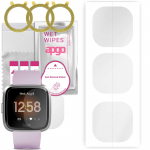 3x apgo Hydrogel Screen Protector for Fitbit Versa Lite Edition, Hydrogel Film, with positioning layer easy installation
