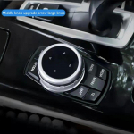 Car-styling Car Multimedia Button Cover Knob Frame Trim for BMW 1 2 3 5 7 X1 x2 x3 x5 x6 Series NBT Controller iDrive Button 7 key arrow