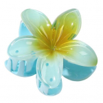 Naiste v&auml;ike juuksek&uuml;&uuml;nis, v&auml;rvi lillekujuline juukseklamber libisemisvastase disainiga juuksen&otilde;elad peakatted juuste kujundamise t&ouml;&ouml;riist kollane