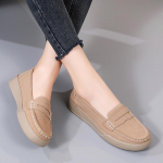 Naiste mokassiinid Loaferid Nahast jalatsid S&otilde;idumugavus Korterid Vabaaja med&otilde;de k&otilde;ndimine Minimalistlikud suvised rasedusjalatsid naistele EU:40 must