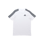 adidas Essentials 3-Triibuline T-s&auml;rk Valge/Must Meeste Streetwear GL3733 XXL