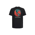 Under Armour Project Rock Graafilise Prindiga Lahtine Treening L&uuml;hikeste Varrukatega T-s&auml;rk Meeste Topid Must 1376898-001 L