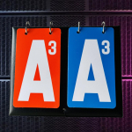 Flip Score Board 2 digits with Clear Numbers Professional Keeper Table Flipper for