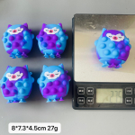 Loomade pigistav m&auml;nguasi 3D silikoonist dekompressioonipalliga m&auml;nguasi lastele Deratization Pioneer Press Hai &uuml;kssarvik iminapaga 1pcs