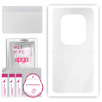 apgo Ultra Clear Protective Skin Sticker for the back compatible with Tecno Phantom X2 pro, Wrap Film, Hydrogel Film, Flexible, Soft TPU with position