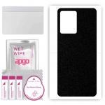 apgo Protective Skin Sticker for the back compatible with Umidigi G2, Wrap Film, Foil, Vinyl - Pattern Matte Black