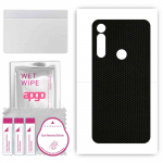 apgo Protective Skin Sticker for the back compatible with Motorola Moto G Power, Wrap Film, Foil, Vinyl - Pattern Matrix